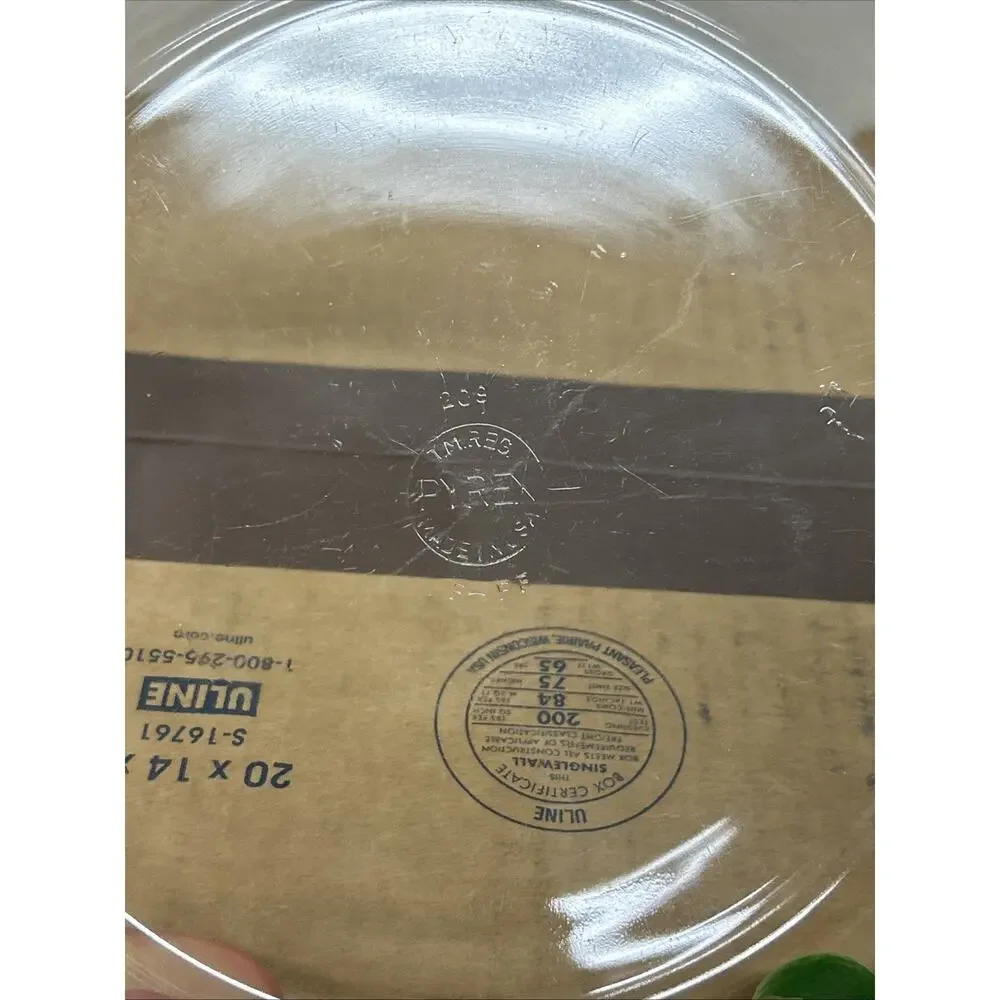 Pyrex 9” Glass Pie Pan Apple Decoration Embellishments GREAT COND